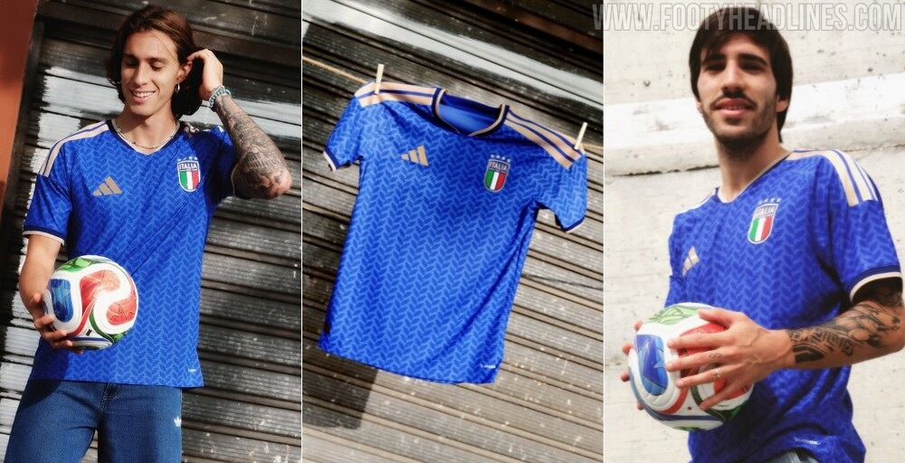 Esta es la nueva camiseta de Italia, que también genera comentarios divididos.