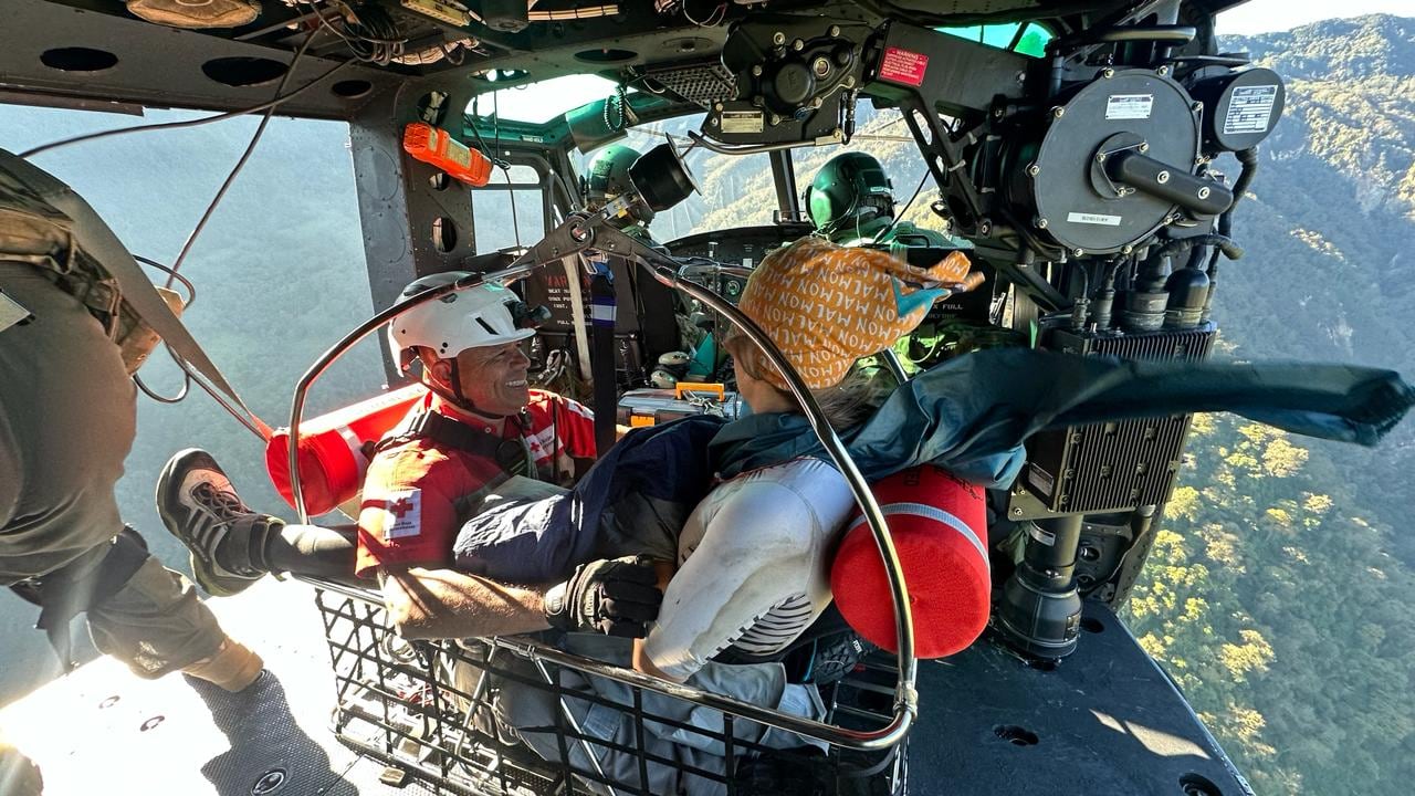 Rescate de turista Española_Foto MSP