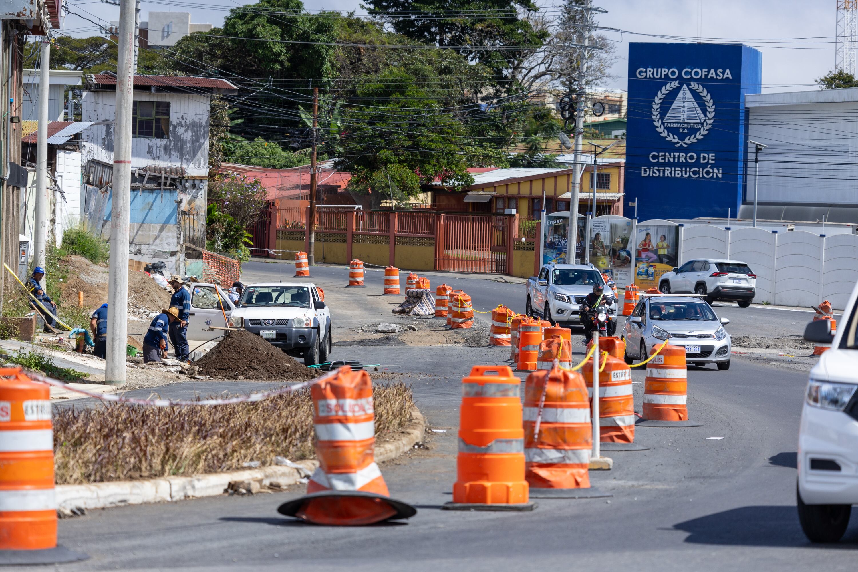 Obras en la última etapa de Circunvalación norte, cerca de completarse.