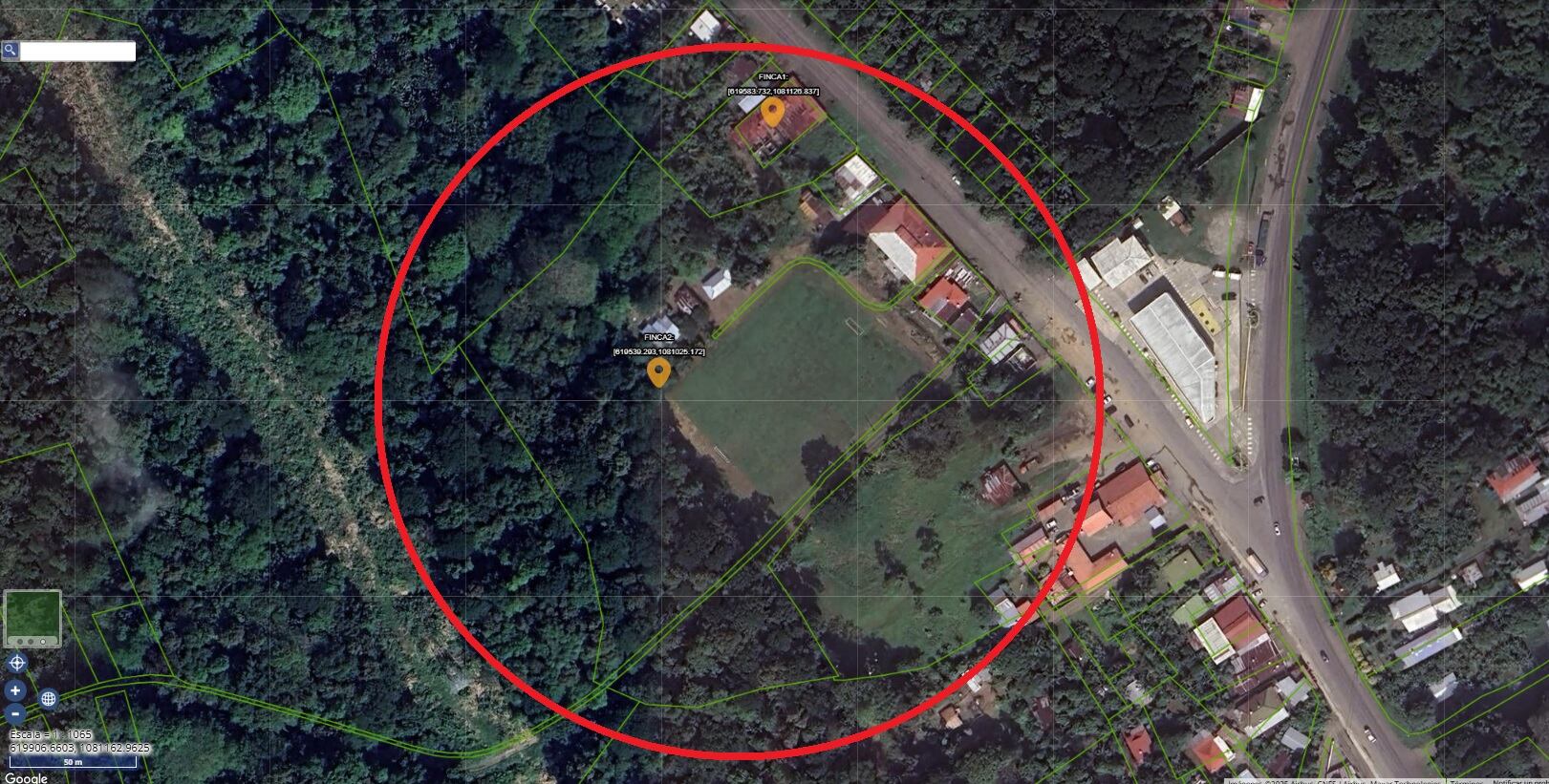 Esta es una de las propiedades congeladas a la familia de Pecho de Rata, en Valle La Estrella, Limón, por un caso de supuesto lavado de dinero proveniente del narcotráfico.