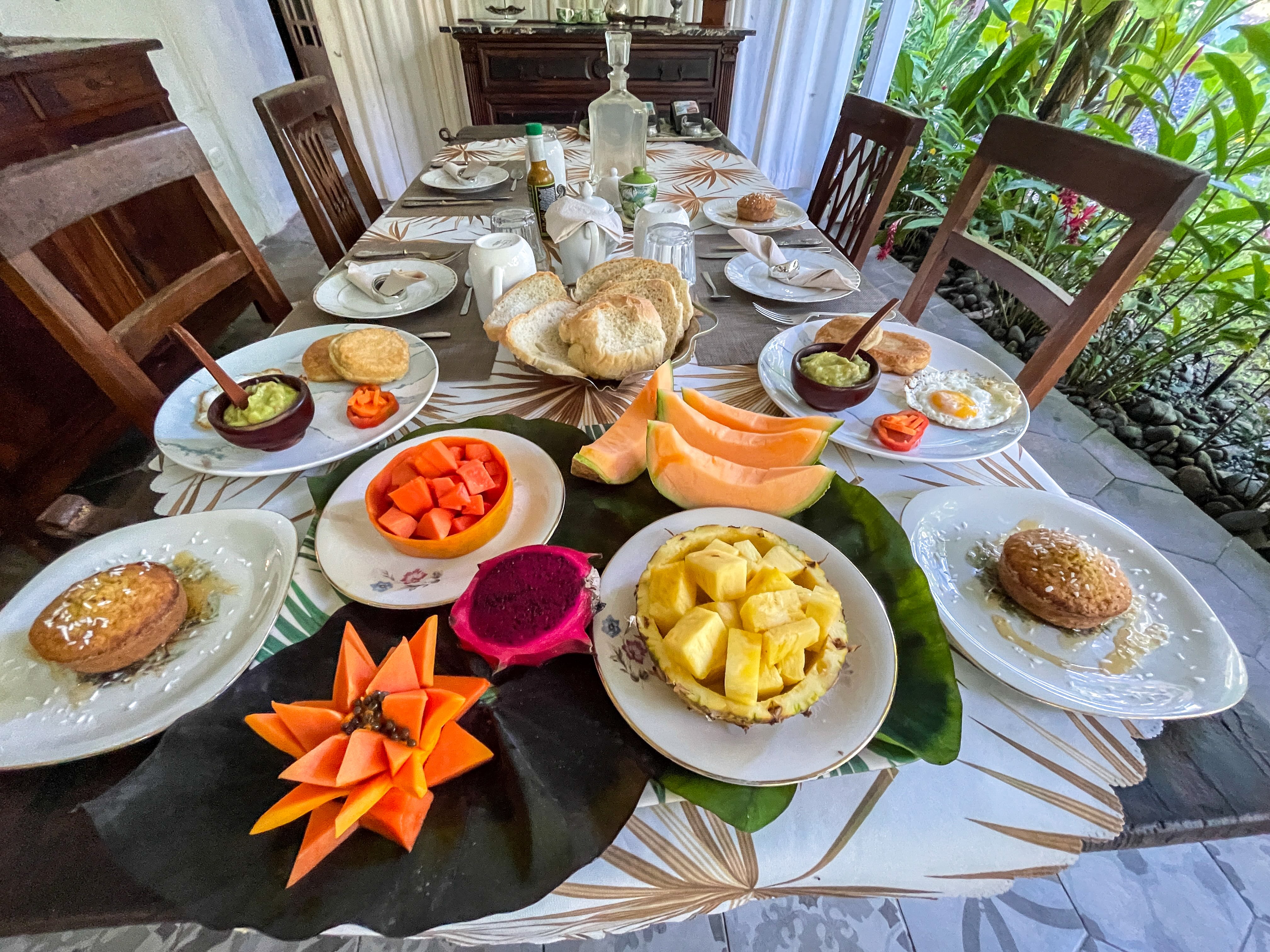 Este es uno de los desayunos completos en Colina Secreta.