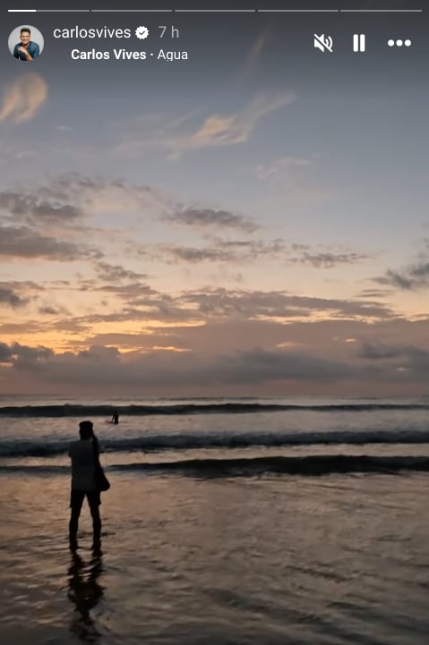 Carlos Vives compartió este 2 de febrero que amaneció en Costa Rica.