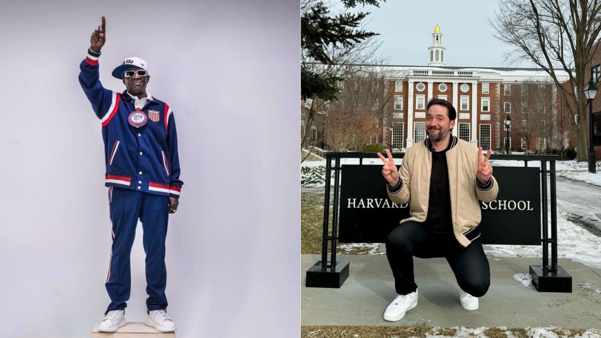 Flavor Flav y Alexis Ohanian