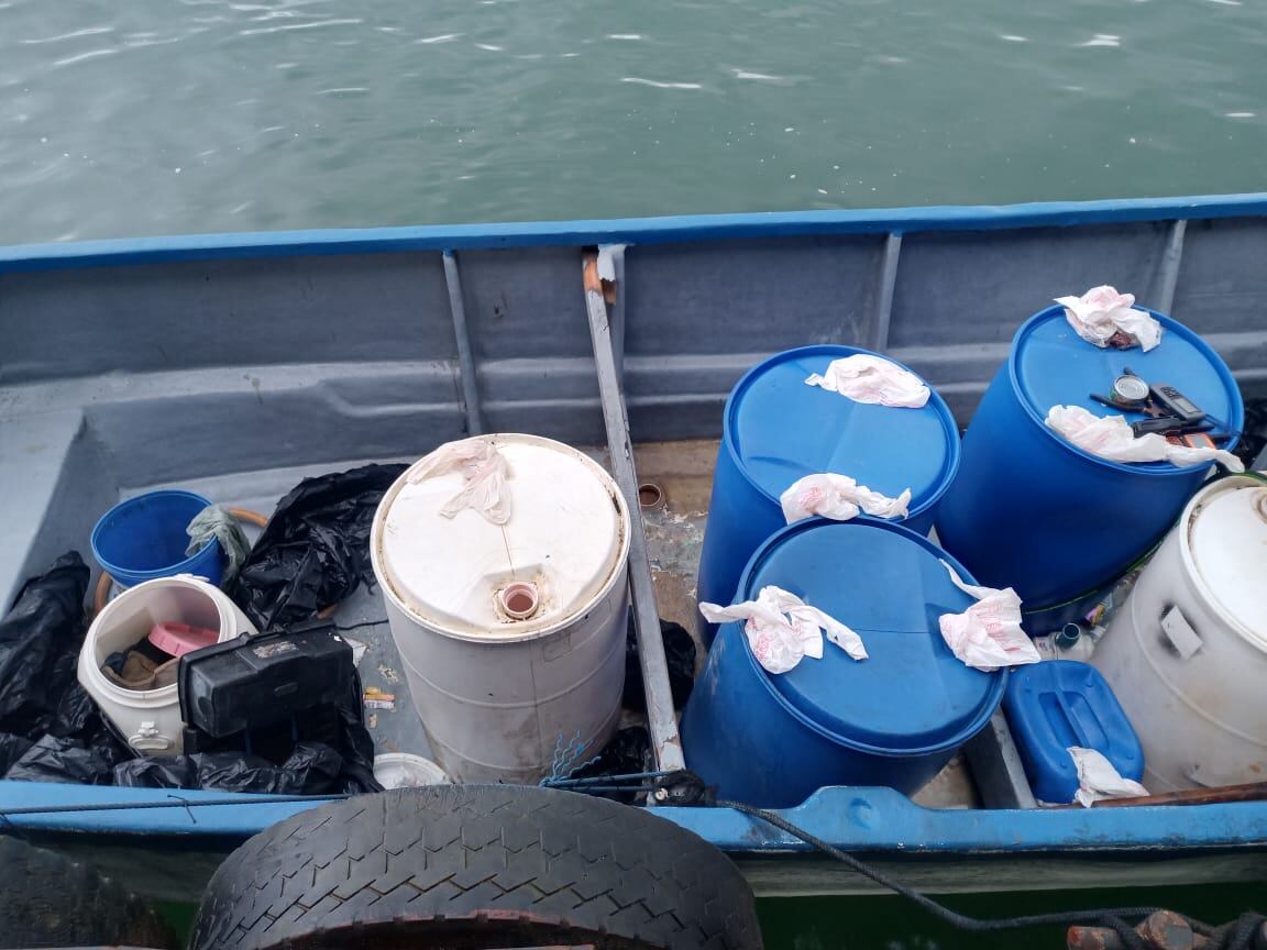 El operativo se llevó a cabo el viernes 30 de agosto en Quepos, en el Pacífico central. (Foto: MSP)