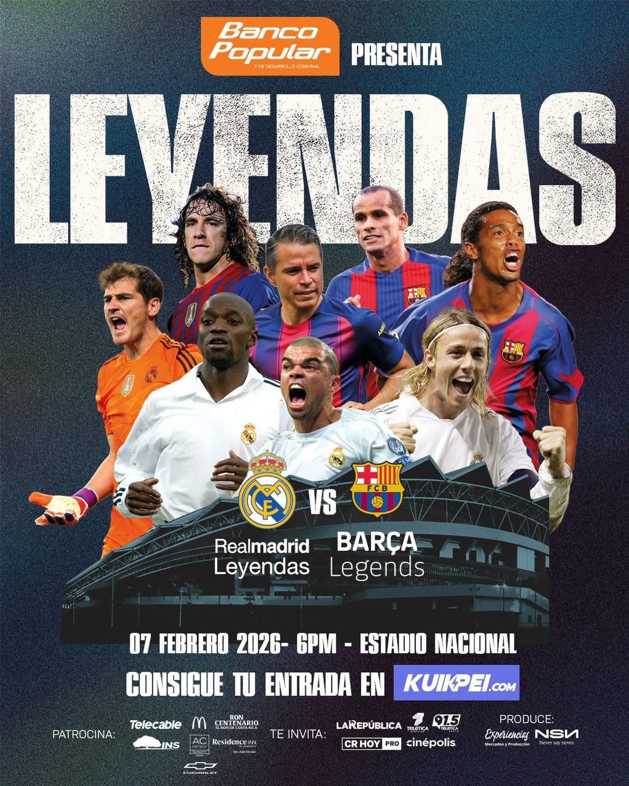 Leyendas Real Madrid vs. Barcelona