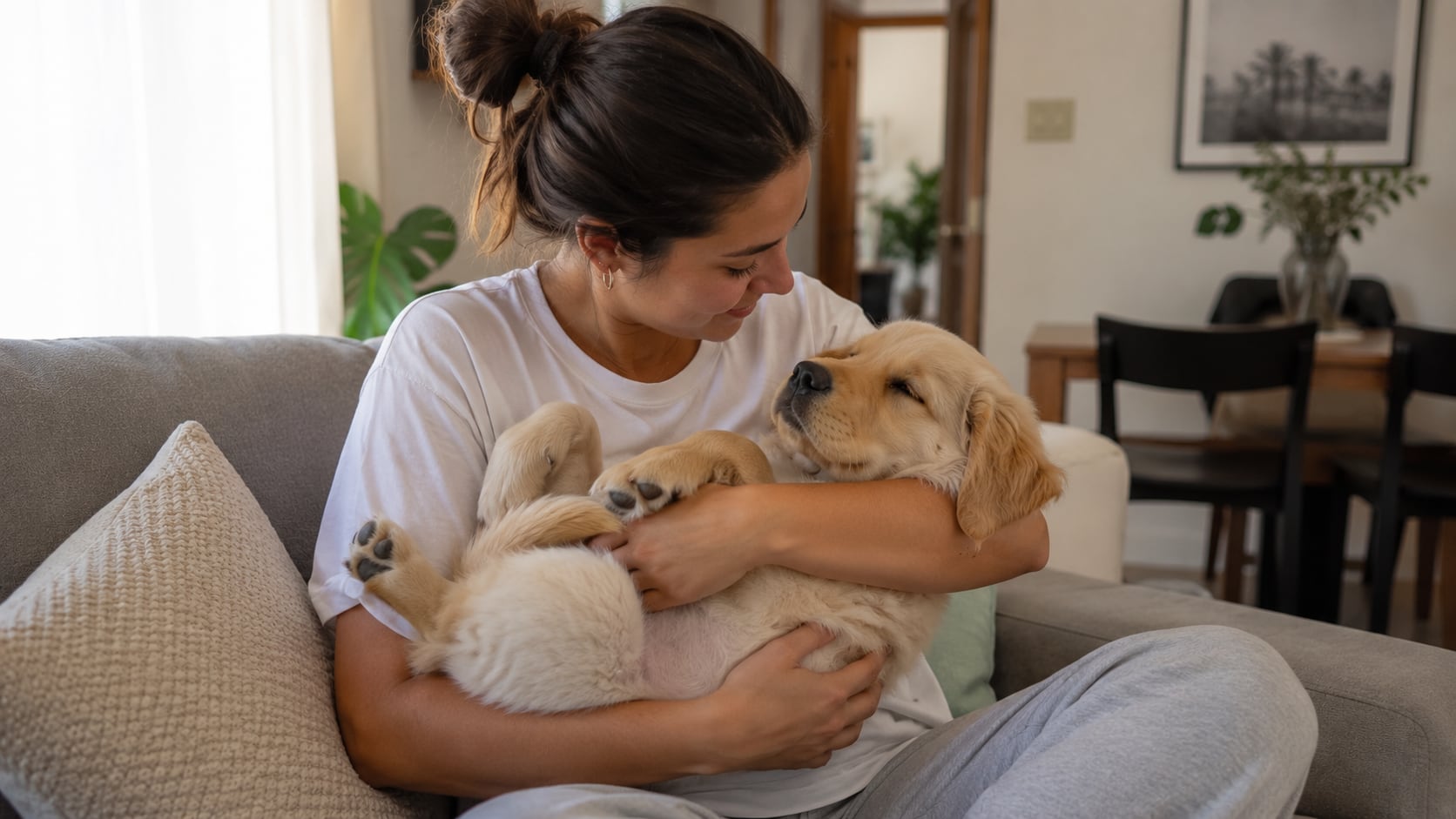El vínculo emocional con perros y gatos genera discusión sobre maternidad, apego afectivo y diferencias con la crianza de hijos.