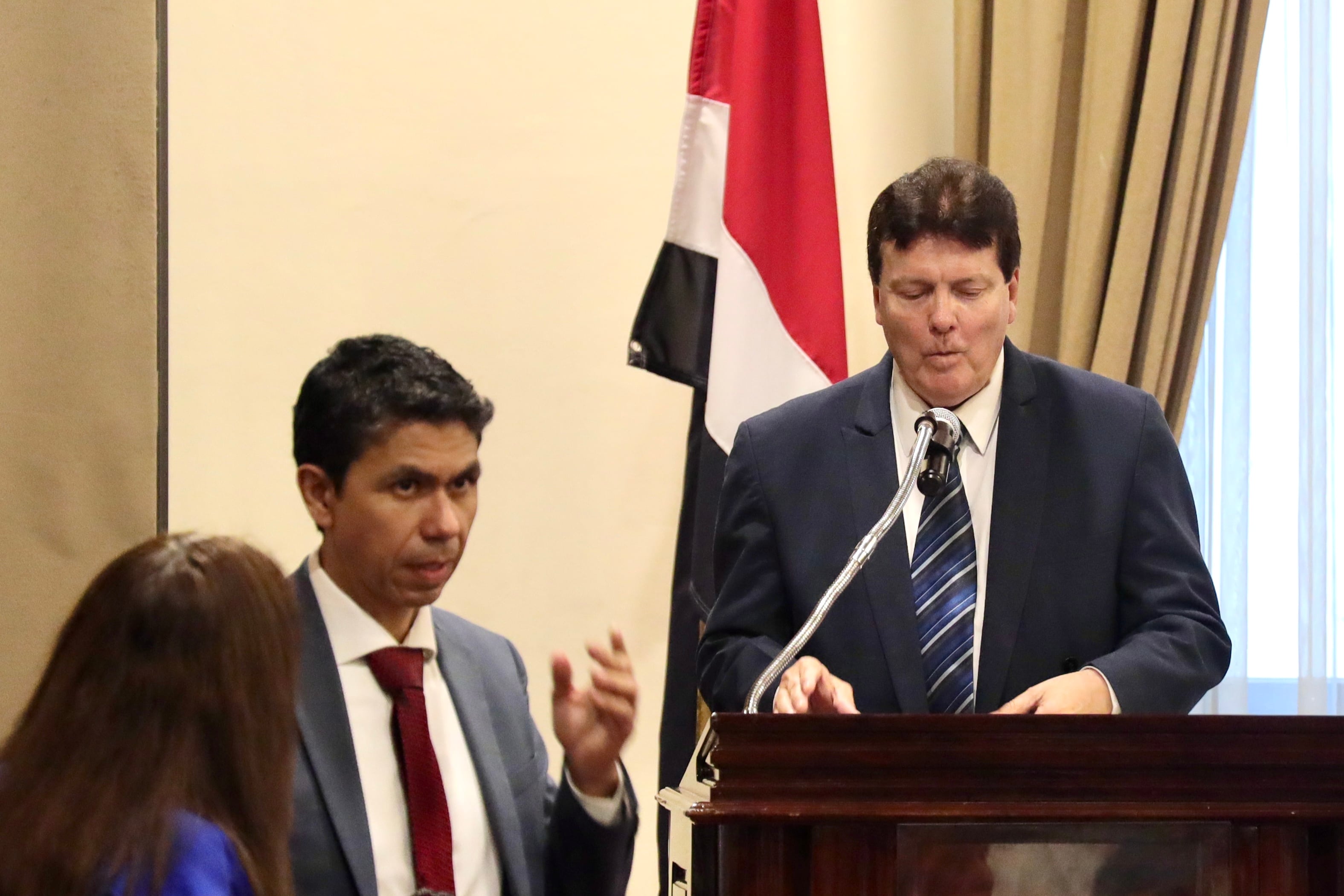 Candidato del PIN Luis Amador