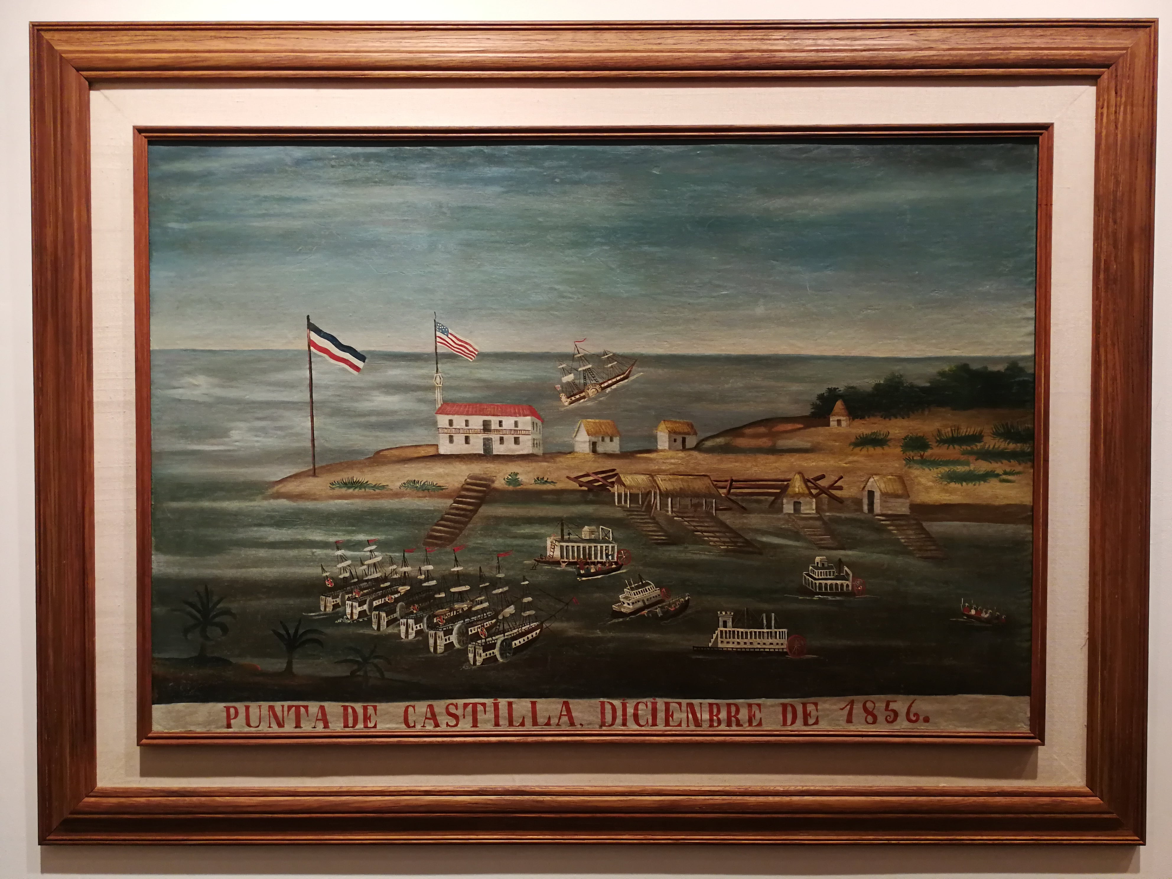 Toribio Jerez es el autor de 'Punta de Castilla', un óleo sobre tela de 130.5 x 95.6 cm.