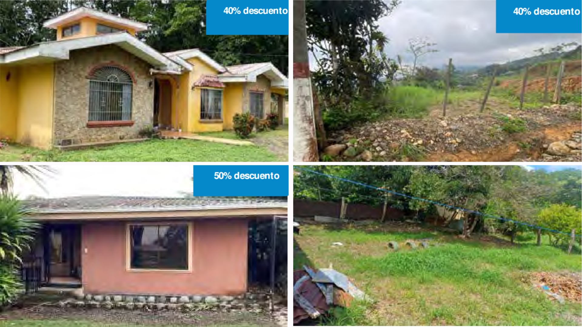 Banco Nacional ofrece inmuebles con descuentos de hasta 50% en distintas zonas del país. Conozca precios y ubicación.