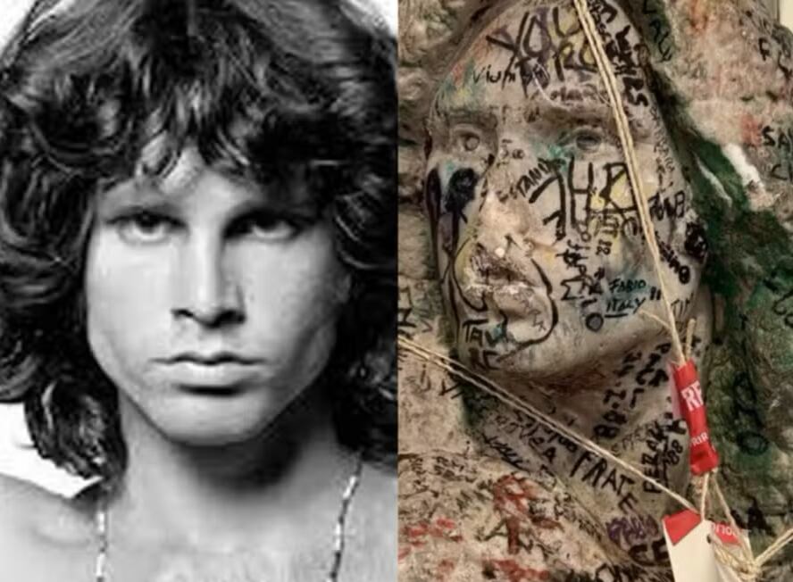 El busto de Jim Morrison, robado en 1988, reapareció en una operación contra la corrupción en la capital francesa.