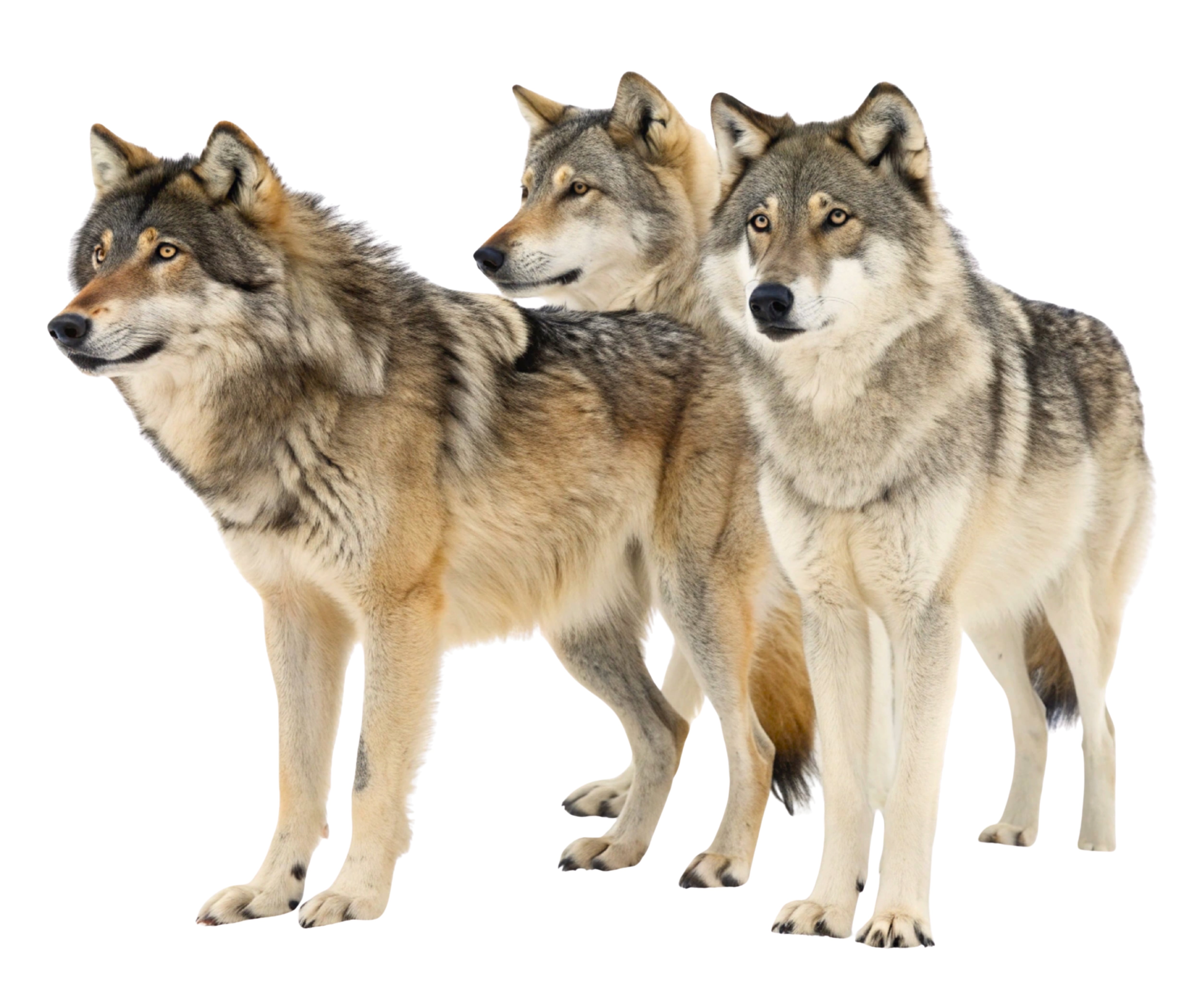 Lobos salvajes. El lobo, antecesor del perro