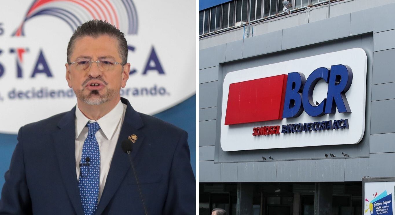 El presidente Rodrigo Chaves insistió en que el Banco de Costa Rica (BCR) no es "socialmente rentable".
