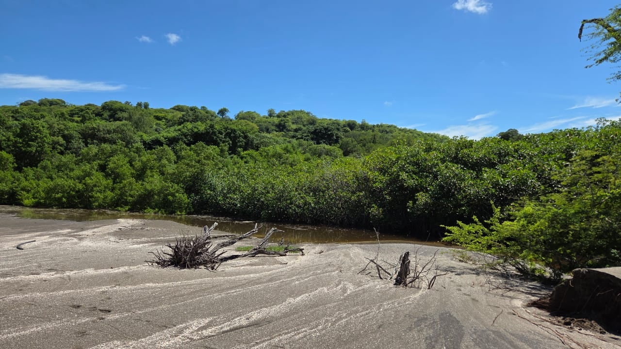 Playa Panamá, en Carrillo (Guanacaste), forma parte del Golfo de Papagayo, escenario del debate constitucional sobre límites de construcción para fines turísticos y protección ambiental.