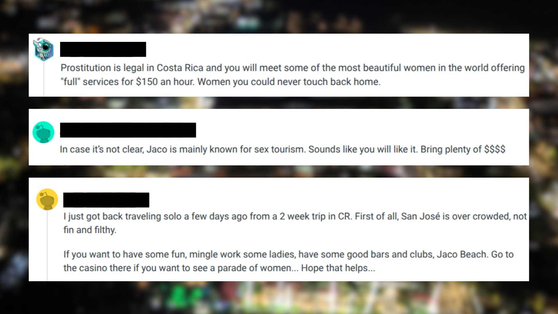 Jacó turismo sexual