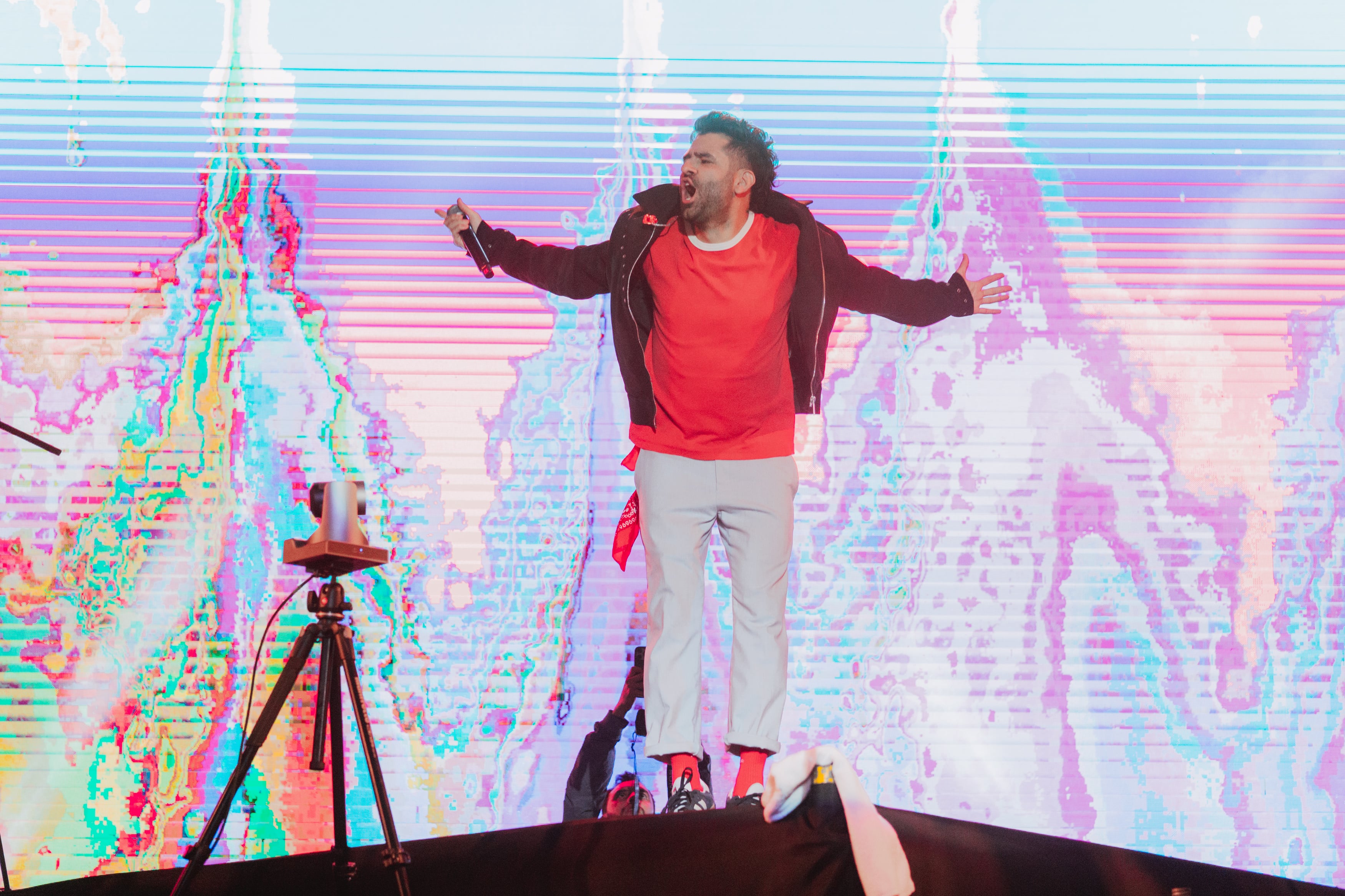 Percance en el Festival internacional de las artes