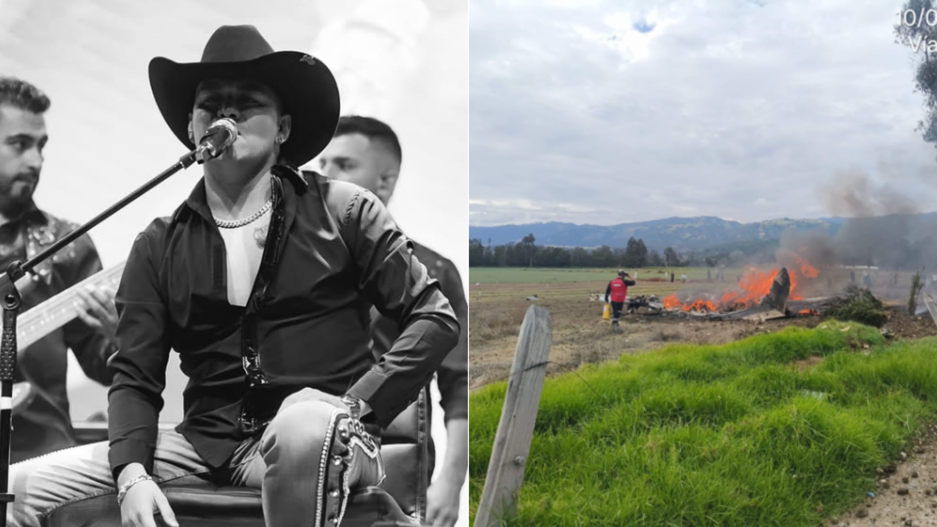 Trágica muerte del cantante colombiano Yeison Jiménez en accidente aéreo