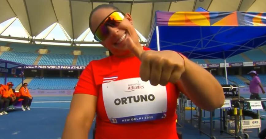 Amalia Ortuño
Mundial de Para Atletismo India 2025
Lanzamiento de jabalina
1 de octubre del 2025
Cortesía Comité Paralímpico Nacional