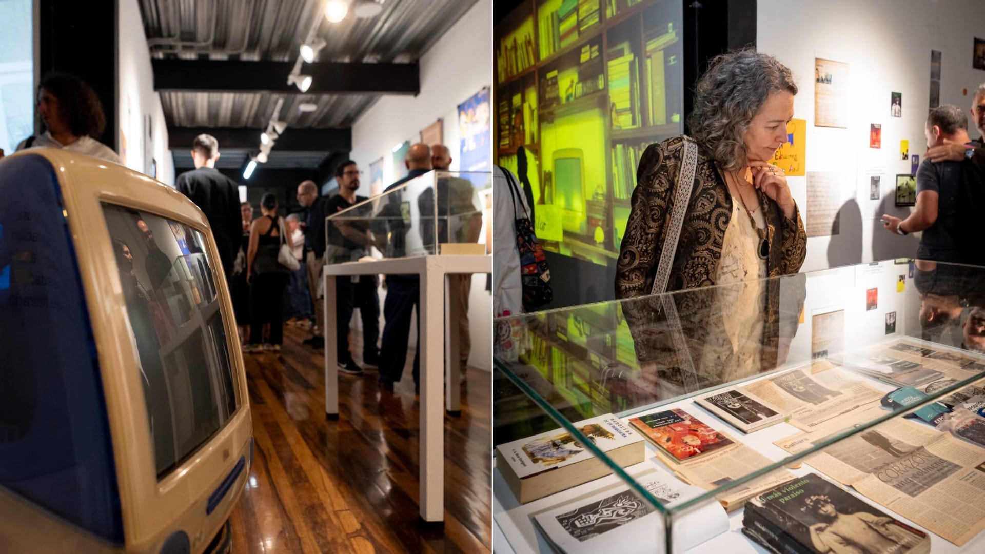 Exposición 'Perro Azul: la literatura como deporte extremo' en el Centro Cultural de España.