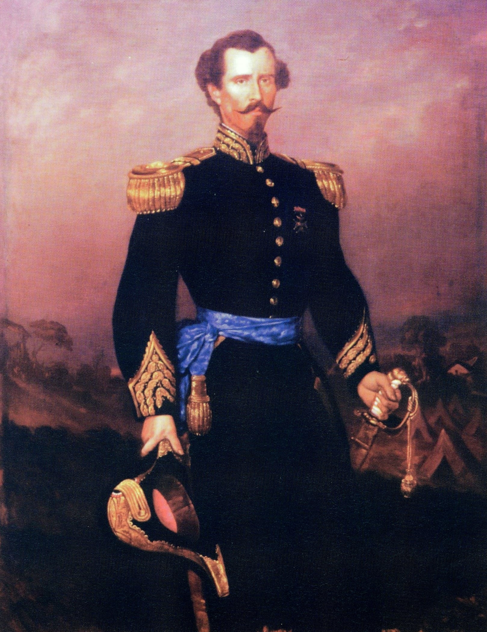 'Retrato del general Máximo Blanco', antes de 1884, de Aquiles Bigot.