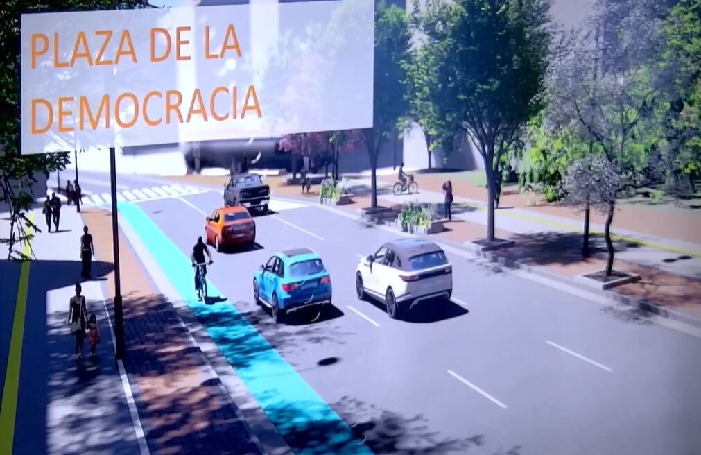 Plaza de la Democracia renovación de la avenida Segunda