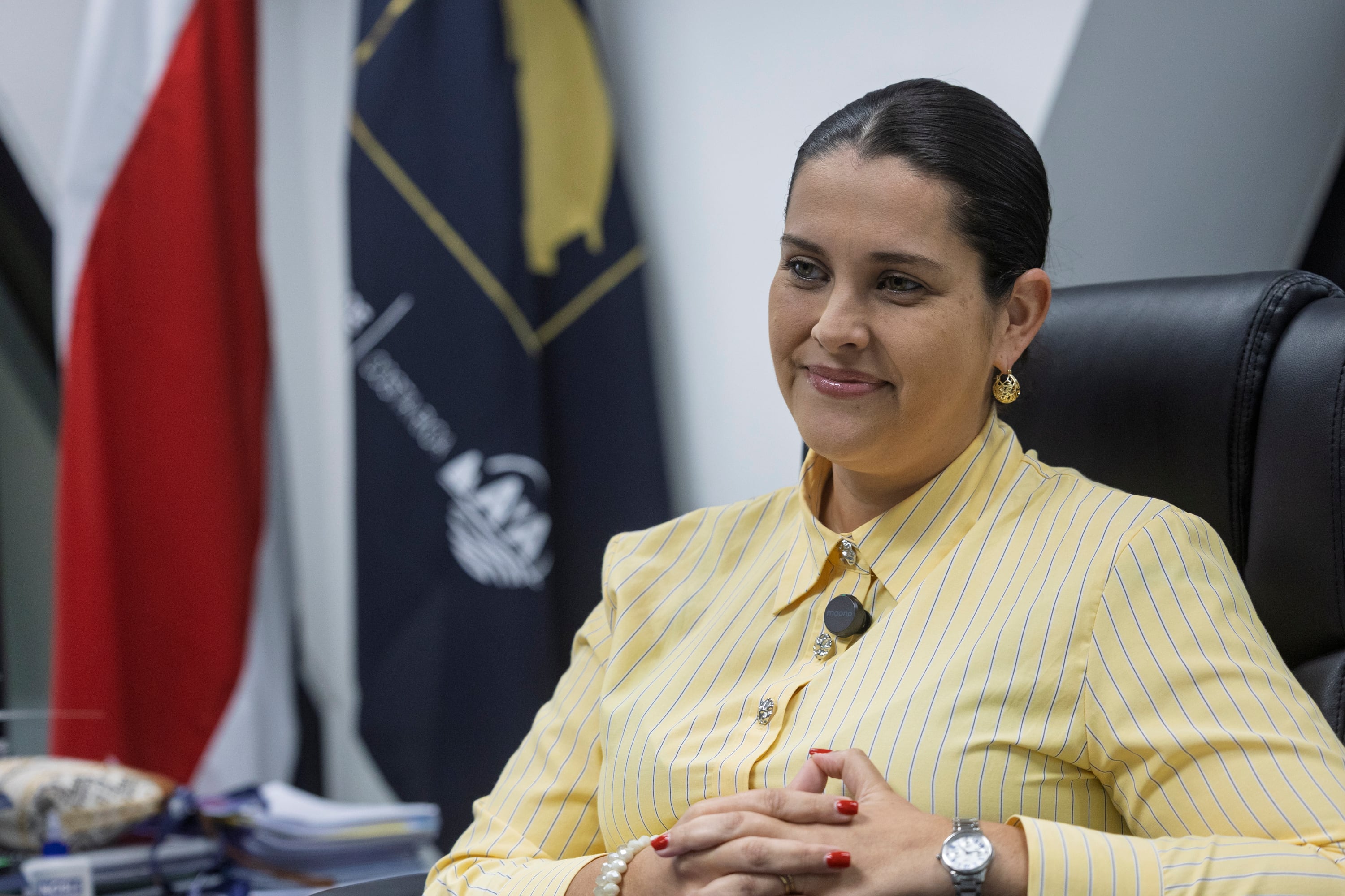 18/08/2026, San José, Pavas, entrevista con la presidenta del AYA Lourdes Suárez.