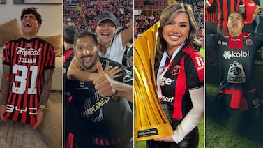 Así celebró Bryan Ruiz, Melissa Durán y más celebridades costarricenses la ansiada copa 31 de Alajuelense