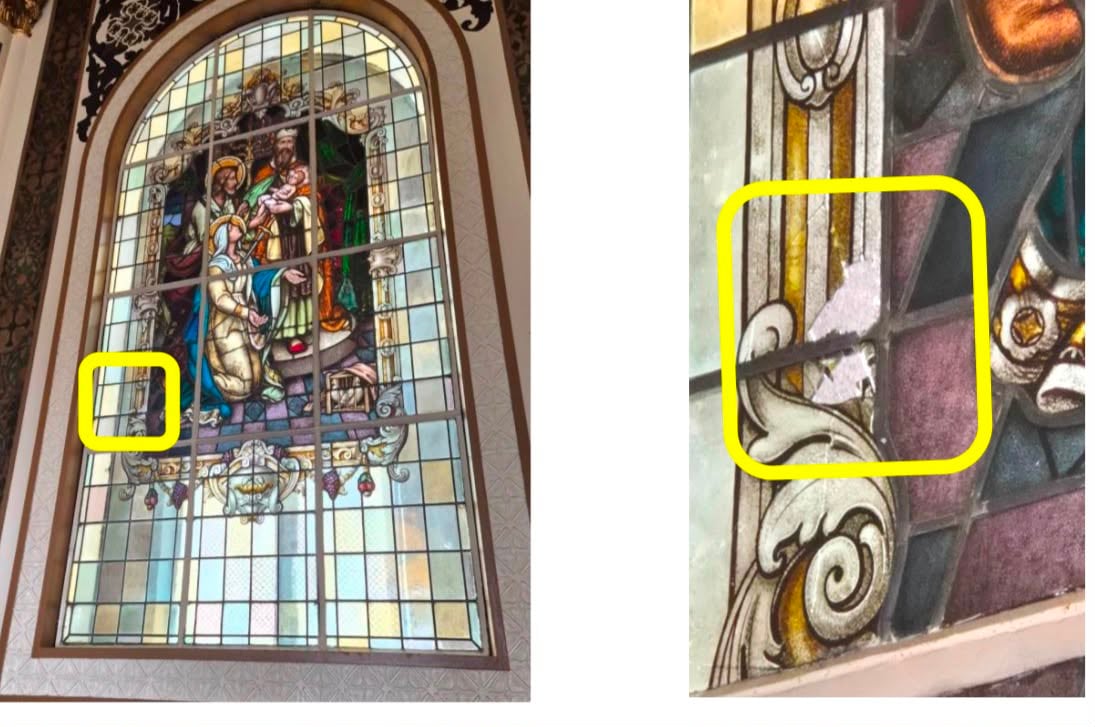 Caso de daños contra la basílica