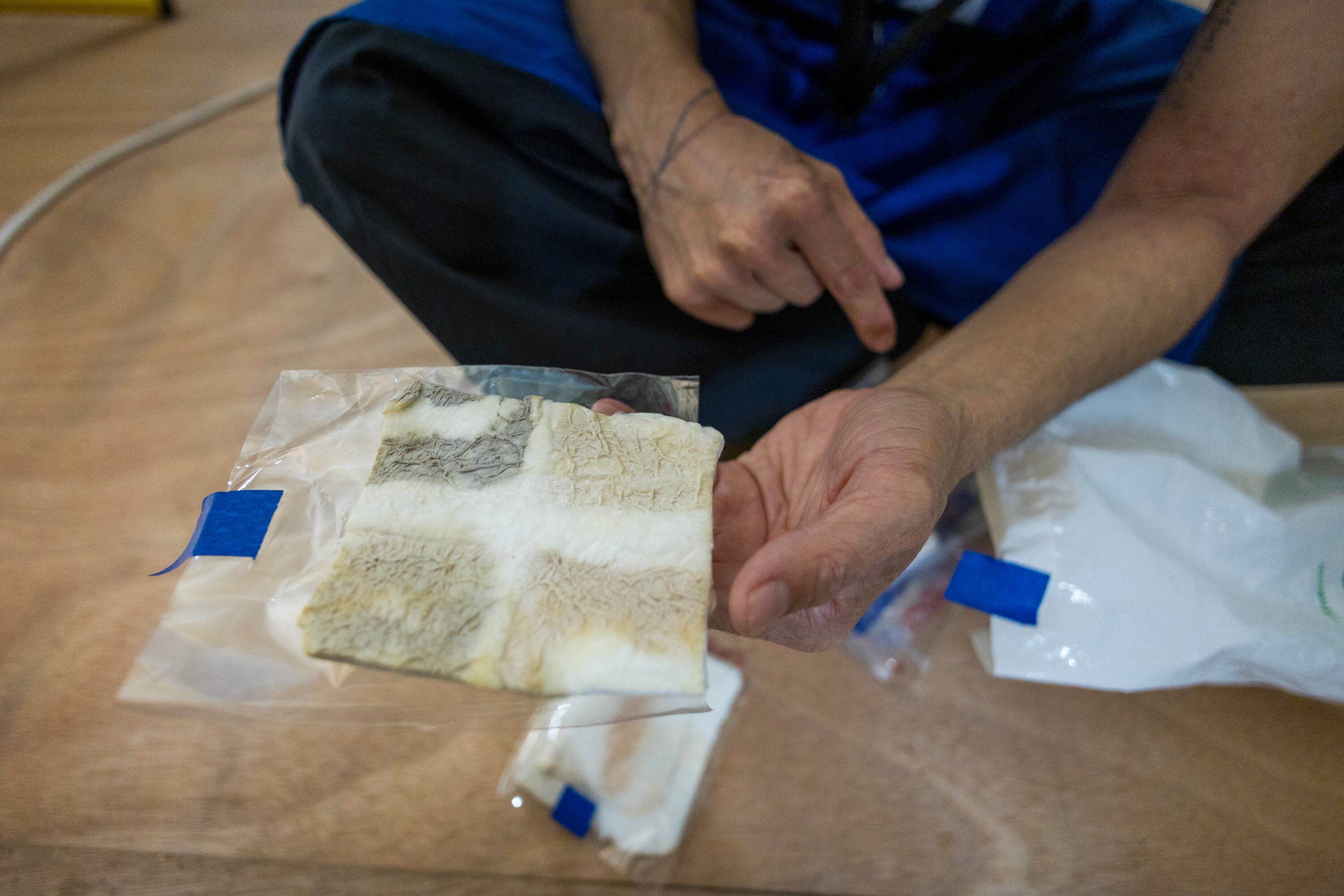 10/07/2024, San José, Teatro Nacional, entrevista con los encargados de la restauración de las obras en el Teatro Nacional, Marcia Fallas, encargada de la restauración, Guillermo Fournier y Kimberly González, restauradores y con la director adel teatro nacional, Karina Salguero.