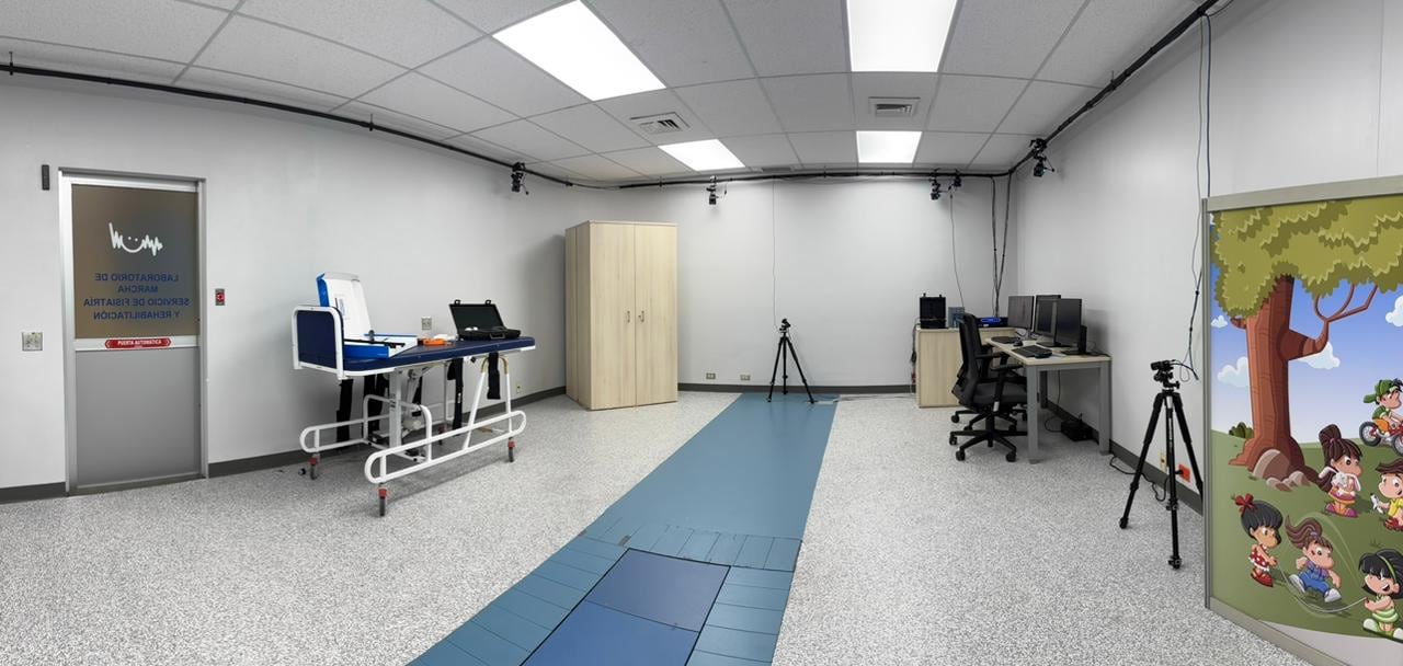 Así es el Laboratorio de Marcha del Hospital de Niños que estará disponible a partir de agosto.