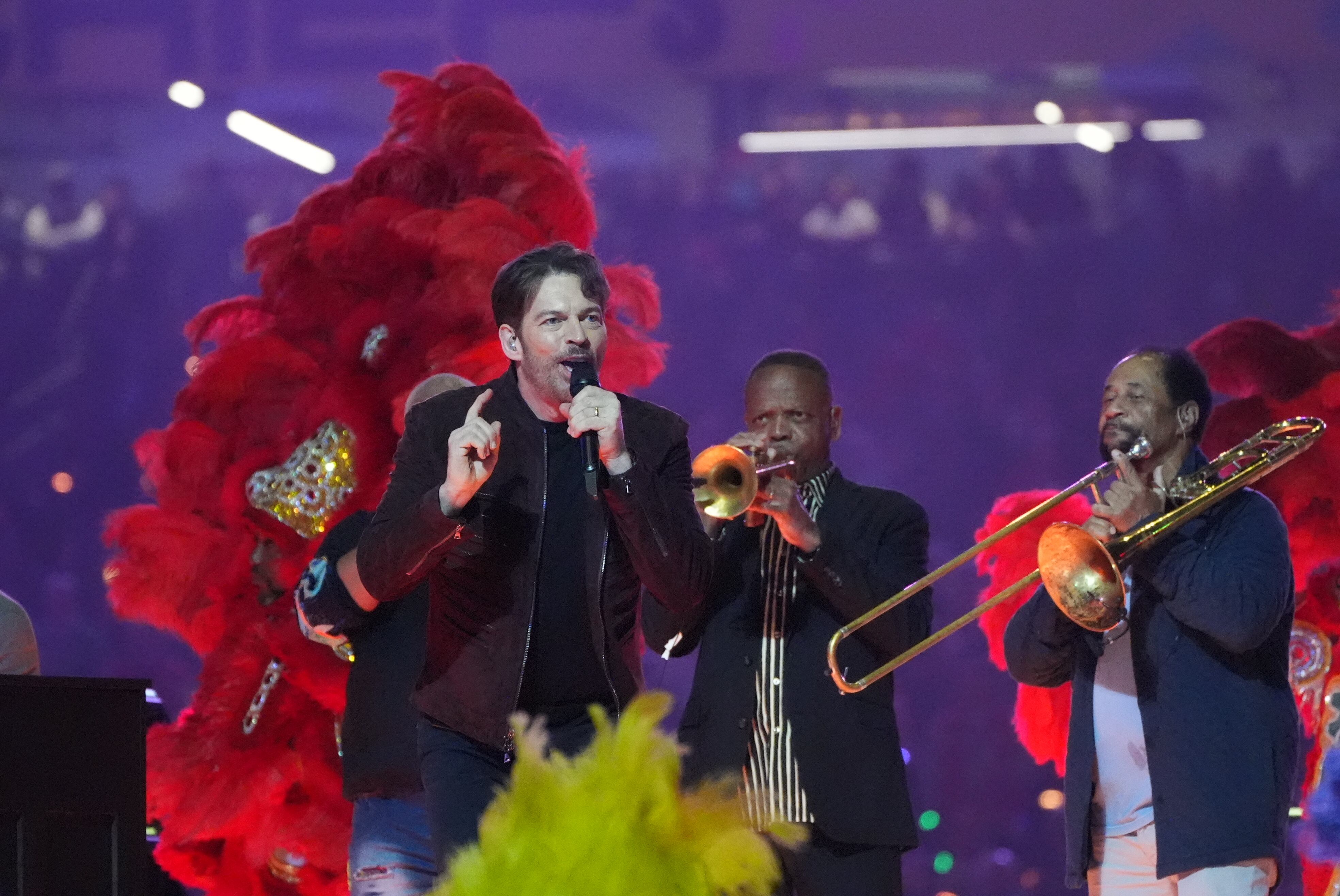 Imágenes de invitados especiales al Super Bowl 2025.