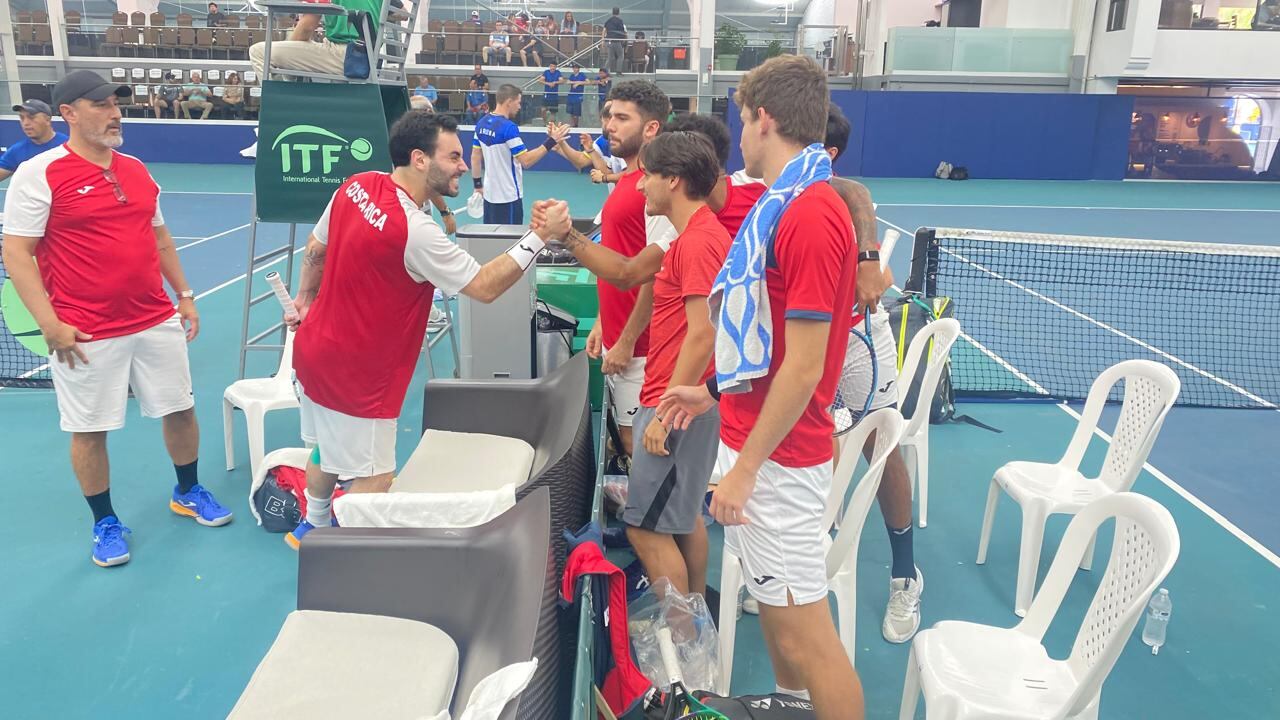 Selección de Tenis/Copa Davis
Grupo II
Canchas techadas del Country Club
14 de junio del 2025
Cortesía: Olman Mora