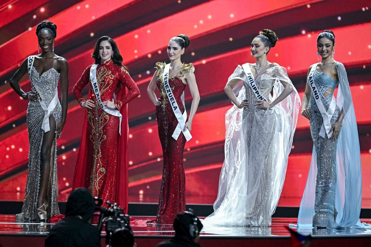 FInalistas de Miss Universo 2025. AFP.