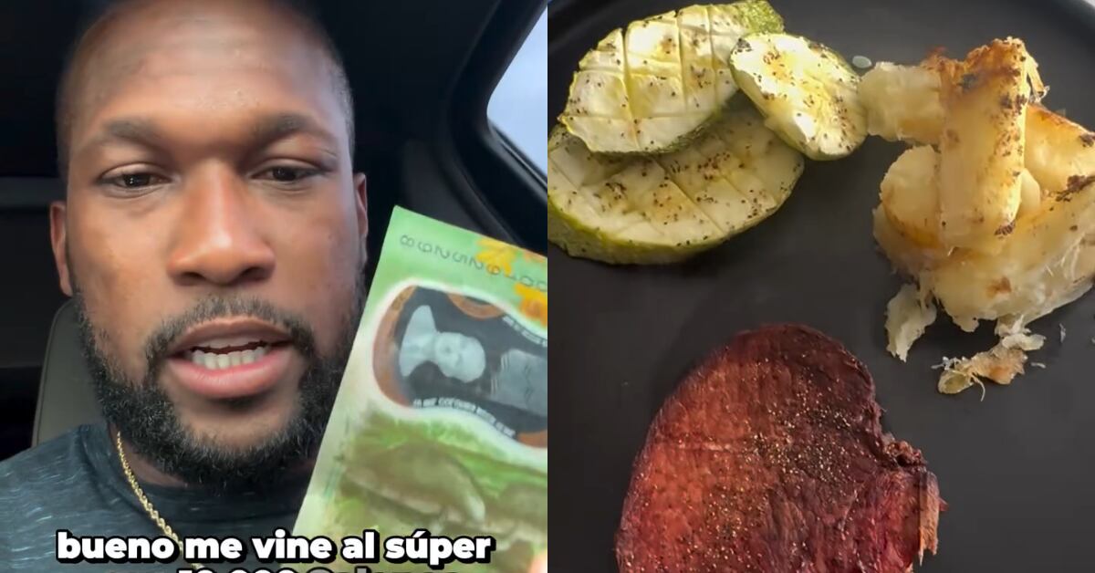 Kendall Waston usó vegetales frescos, chuleta ahumada y destacó la importancia del ajo y el tomillo en su cocina.