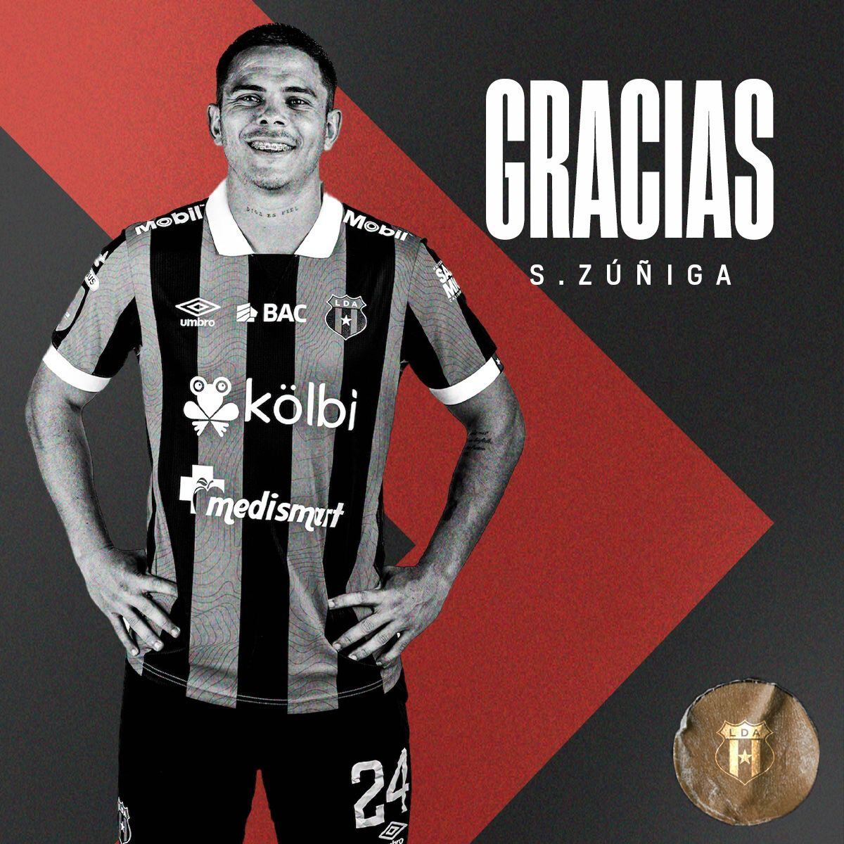 Suhander Zúñiga, alajuelense