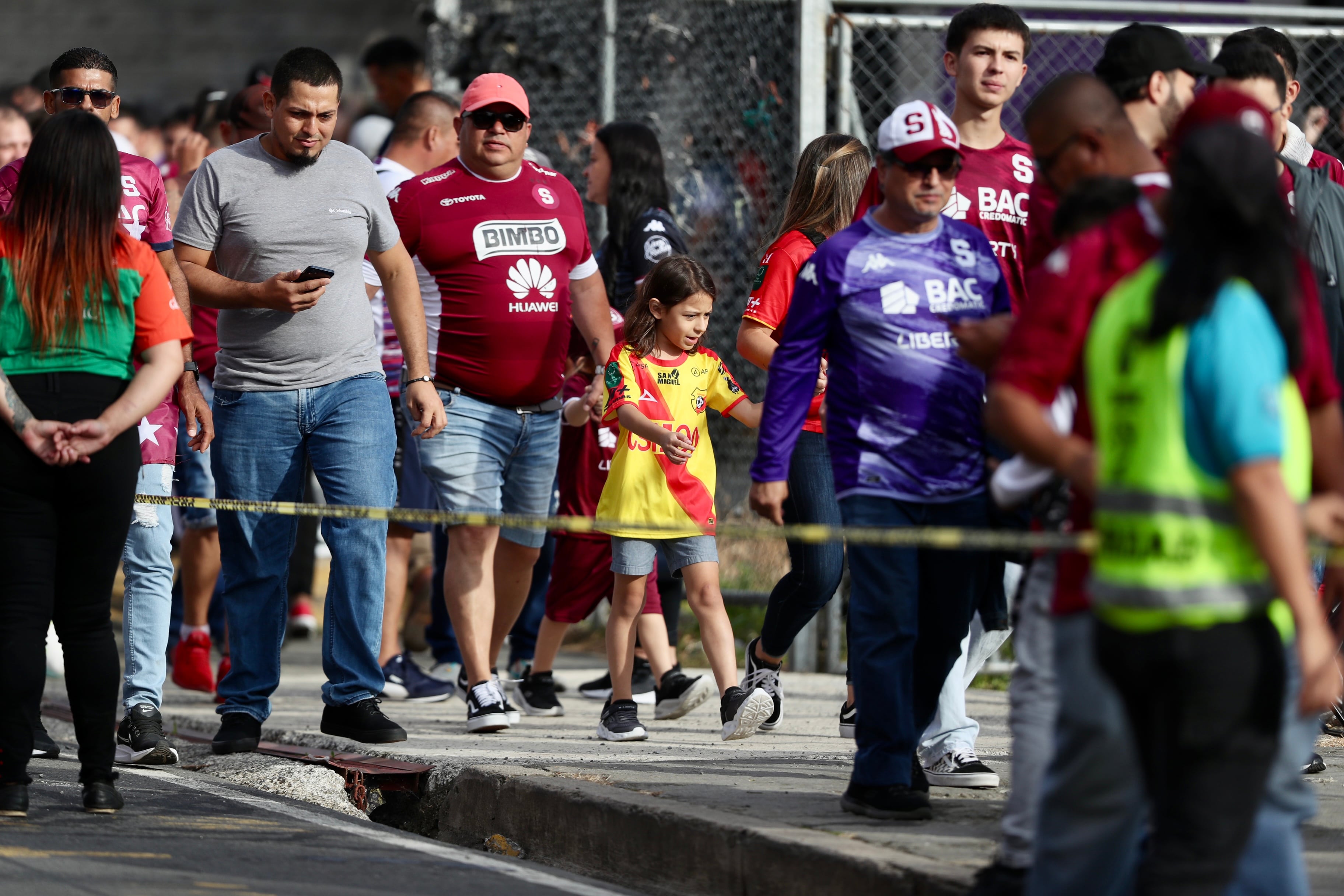 17/12/2023, San Jose, Tibas, Estadio Ricardo Saprissa, partido de vuelta de la final del torneo de apertura 2023 entre el Deportivo Saprissa y el Club Sport Herediano.