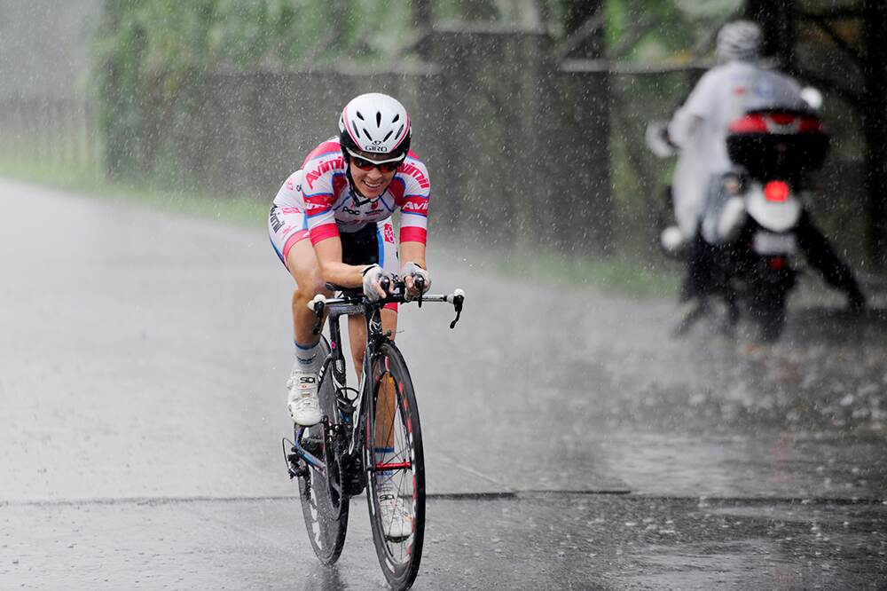 Katherine Herrera fue la mejor bajo la lluvia.