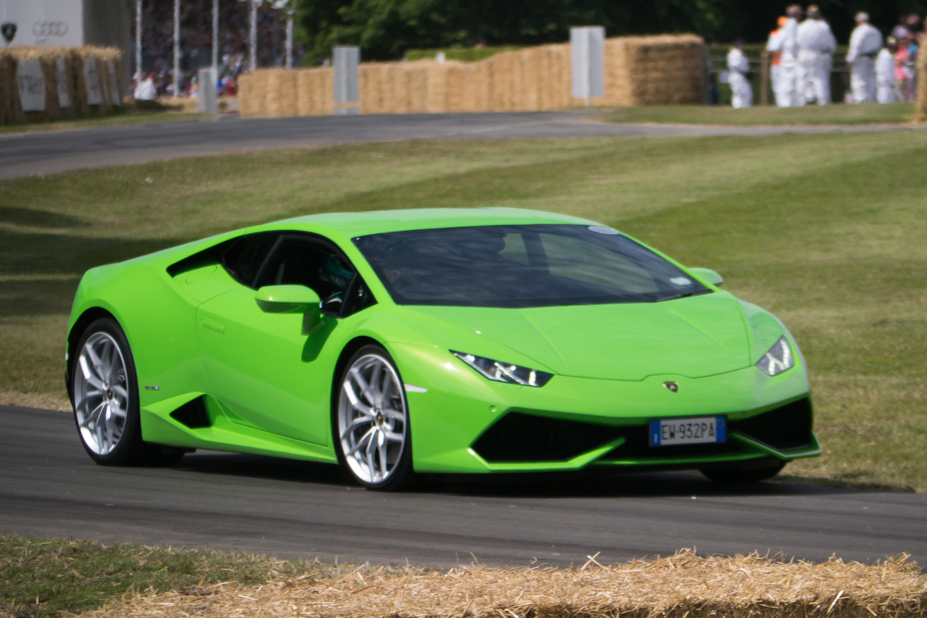 Vehículo Lamborghini Huracan.