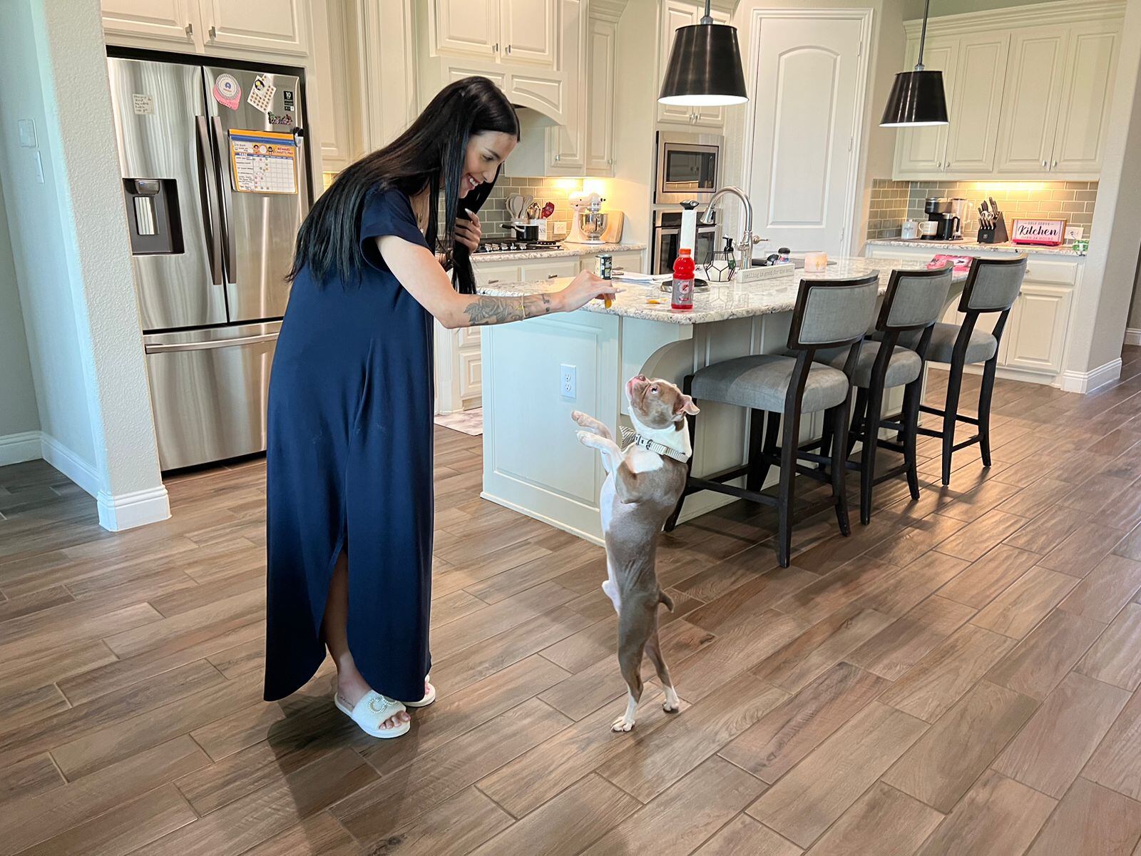 Nicole "Coco" Roper desde la intimidad de su casa en Texas, Estados Unidos, en entrevista con La Teja