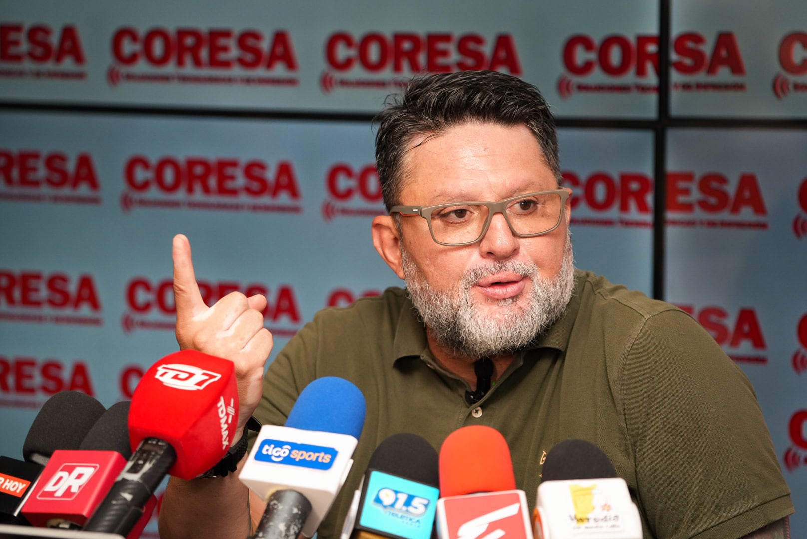 21/11/2025. Conferencia de prensa con Jafet Soto. Estadio Carlos Alvarado, Heredia.