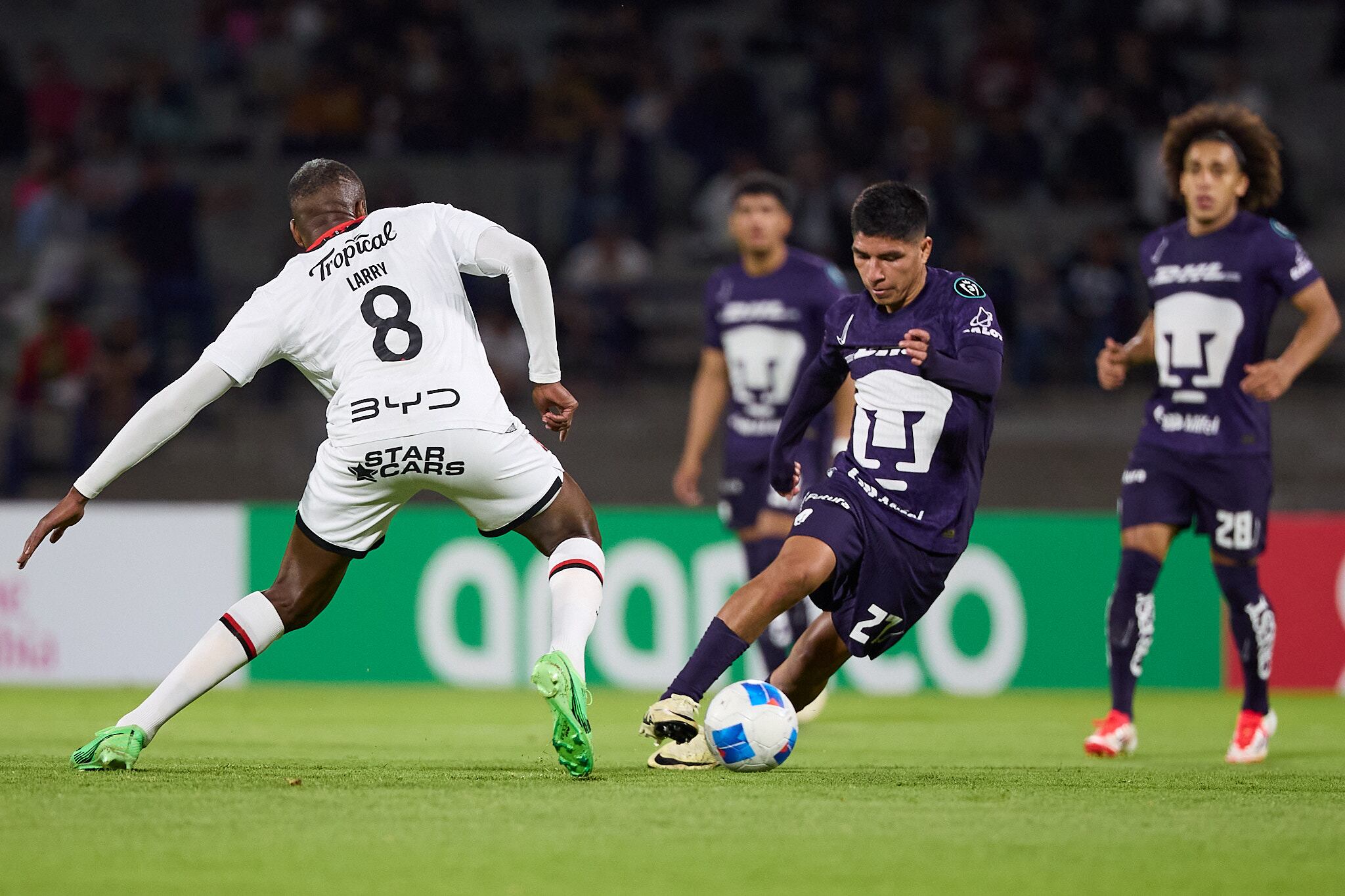 Pumas se impuso a Alajuelense 2-0 en Ciudad de México. Foto: Facebook Pumas