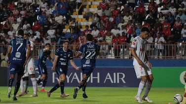 Olimpia vs. Cartaginés: Vive, vive... Joaquín Alonso Hernández grita su gol en Honduras