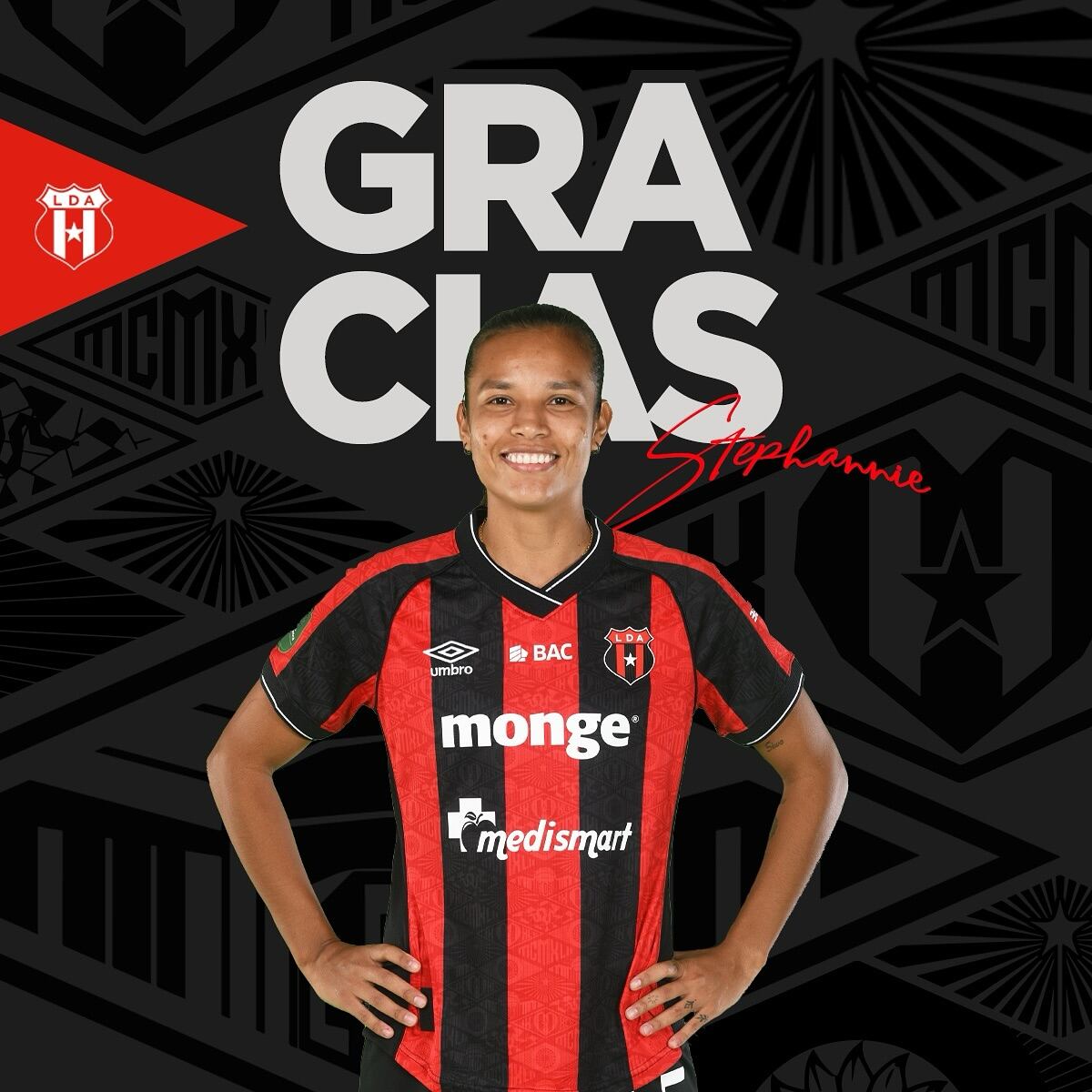Stephannie Blanco vuelve a ser legionaria después de su paso por Liga Deportiva Alajuelense.