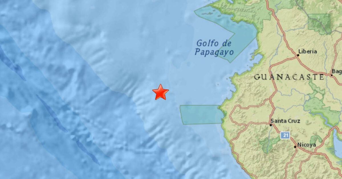 El epicentro de ubicó 42 kilómetros al oeste de playa Flamingo. (Foto: Ovsicori)