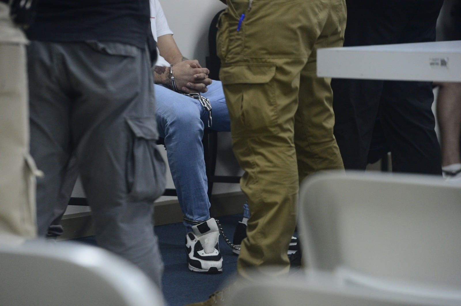 El Tribunal Penal indicó que estaba prohibido fotografiar el rostro de los cinco sentenciados de banda Los Lara.