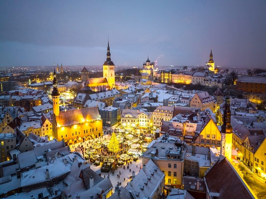 Mercado navideño en Tallin, capital de Estonia. Fotografía: Jason Medina Gutiérrez.