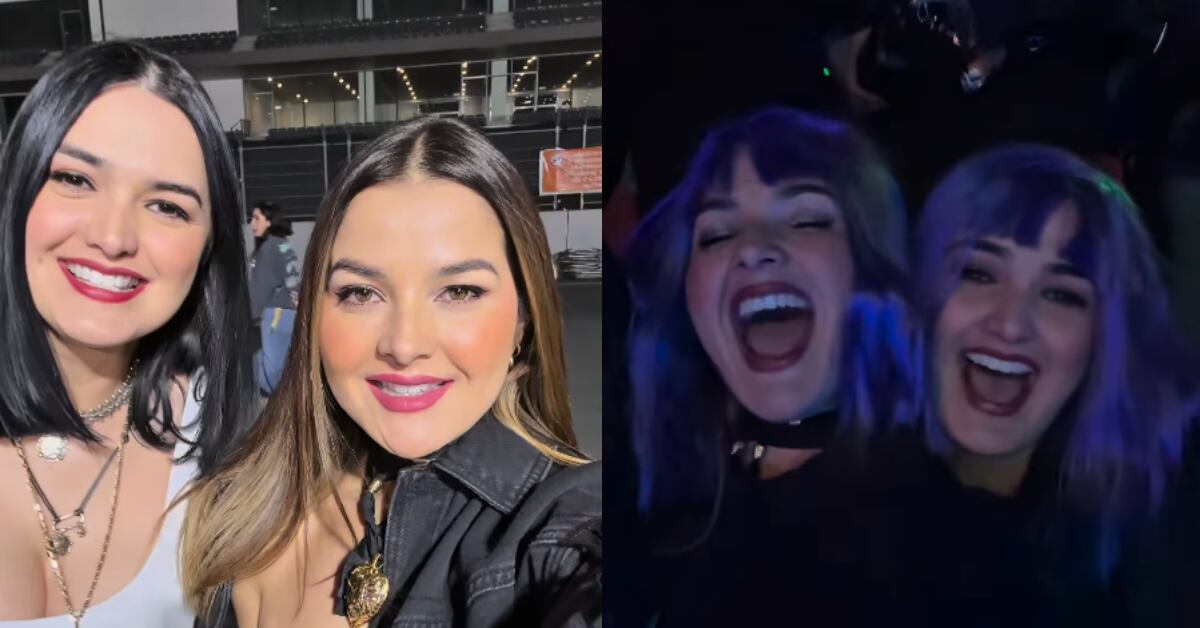 Shirley y Natalia Álvarez asistieron al concierto de Shakira en el estadio GNP Seguros, en México.