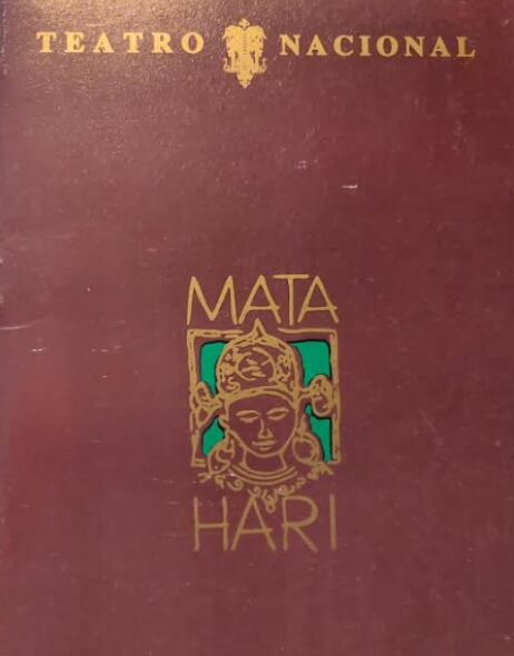 Portada del programa de mano. Archivo personal de la autora.