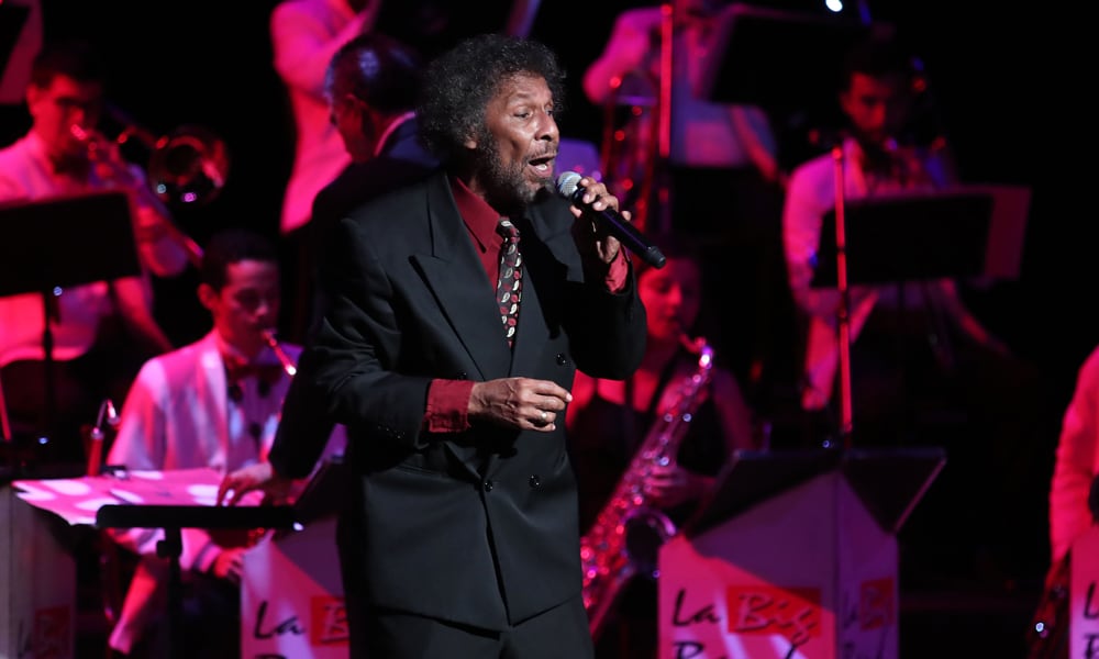 Johnny Dixon durante el homenaje que recibió en el Teatro Nacional en el 2018.