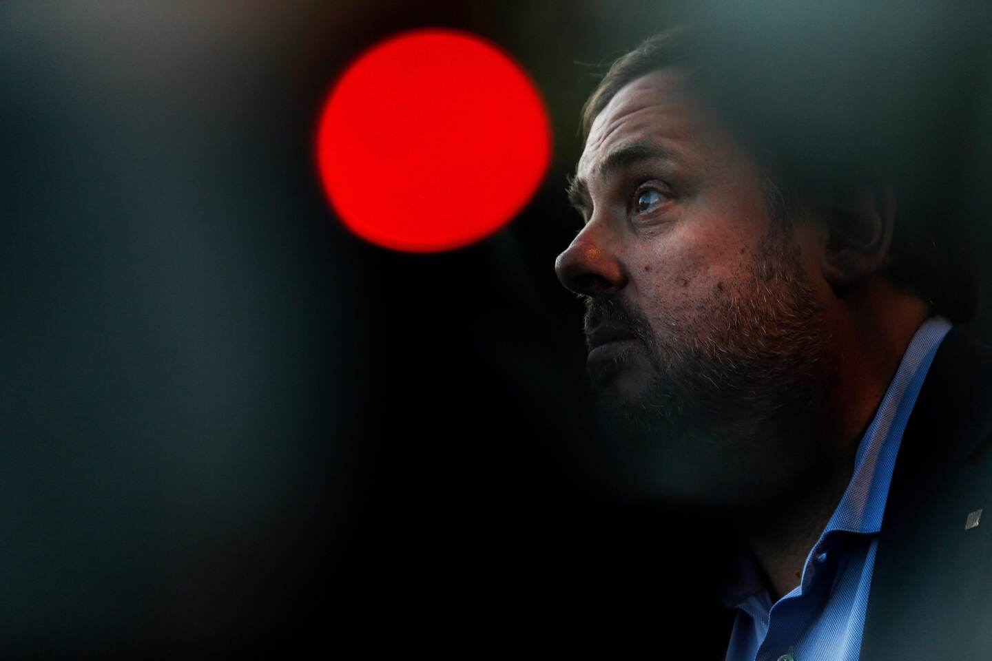 (FILES) In this file photo taken on September 27, 2017 Leader of the left-wing party Esquerra Republicana (ERC), Catalan regional vice-president and chief of Economy and Finance Oriol Junqueras looks on before delivering a speech during campaign meeting for a banned independence referendum on September 27, 2017 in Barcelona. - Spain's Supreme Court refused on January 9, 2020 to recognise jailed Catalan separatist Oriol Junqueras as a European MP because of his October conviction over a failed 2017 independence bid. The court said it would not authorise his temporary release from prison to collect his European parliamentary credentials, thereby rejecting a December ruling by the European Court of Justice that said Spain should let him out. (Photo by PAU BARRENA / AFP)