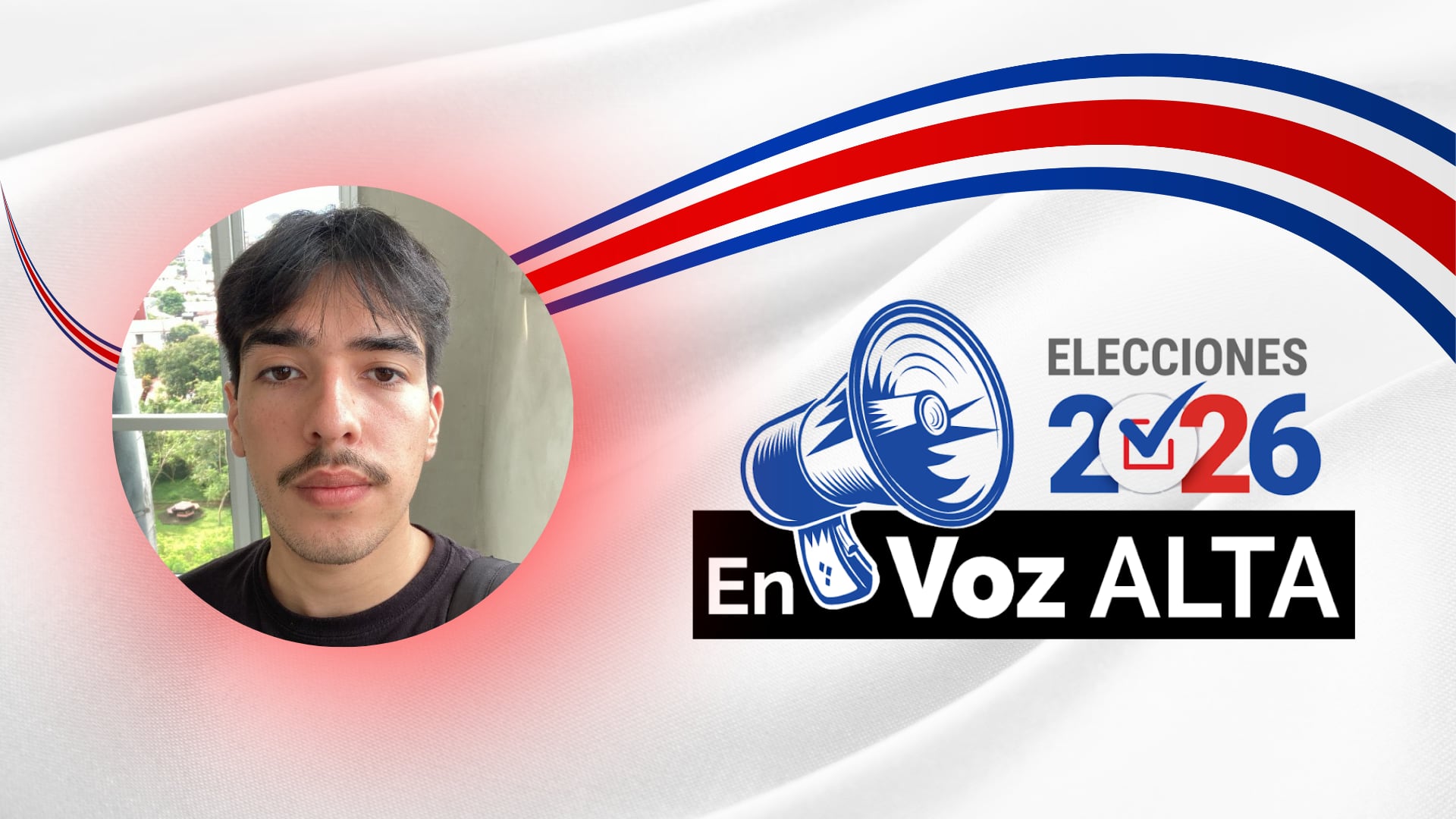 Alejandro Brenes Brenes, estudiante de Ciencias Políticas. Proyecto En voz alta. Opinión